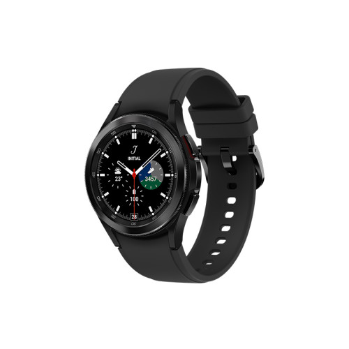 گلگسی واچ سامسونگ Galaxy Watch 4 SM-R880 42mm بدنه ای از جنس استیل ضد زنگ و بند سیلیکونی دارد و صفحه نمایش آن گرد است.