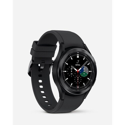 گلگسی واچ سامسونگ Galaxy Watch 4 SM-R880 42mm بدنه ای از جنس استیل ضد زنگ و بند سیلیکونی دارد و صفحه نمایش آن گرد است.