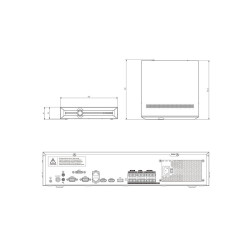 دستگاه ان وی ار 80 کانال تیاندی Tiandy TC-R3880 NVR