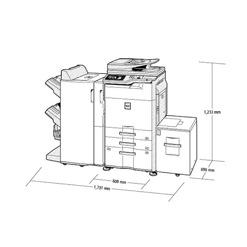 دستگاه کپی شارپ Sharp MX-M560n