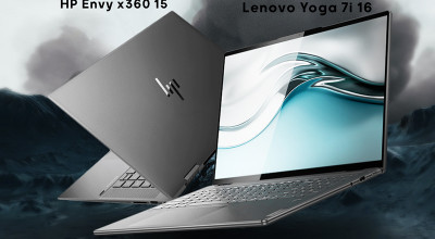 HP Envy x360 15 در مقابل Lenovo Yoga 7i 16 (Gen 7): دو لپ‌ تاپ تبدیل ‌پذیر عالی