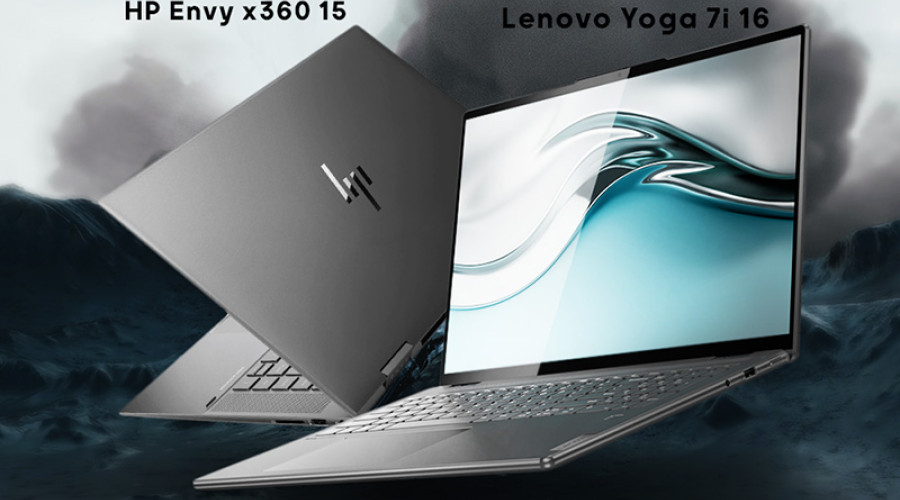 HP Envy x360 15 در مقابل Lenovo Yoga 7i 16 (Gen 7): دو لپ‌ تاپ تبدیل ‌پذیر عالی