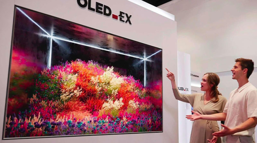 تلویزیون 97 اینچ OLED EX ال جی بدون اینکه به اسپیکر مجهز باشد می تواند صدای 5.1 کاناله تولید کند!