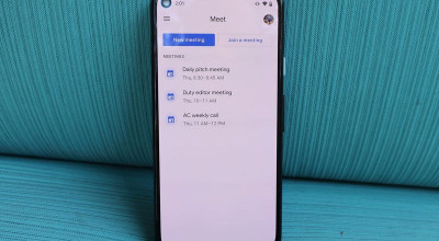 نسخه اندروید اپلیکیشن Google Meet از بک گراندهای فان و دلخواه کاربر پشتیبانی می کند