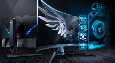 پدید آمدن زیبایی و کیفیت با مانیتور گیمینگ منحنی AORUS CV27Q گیگابایت!