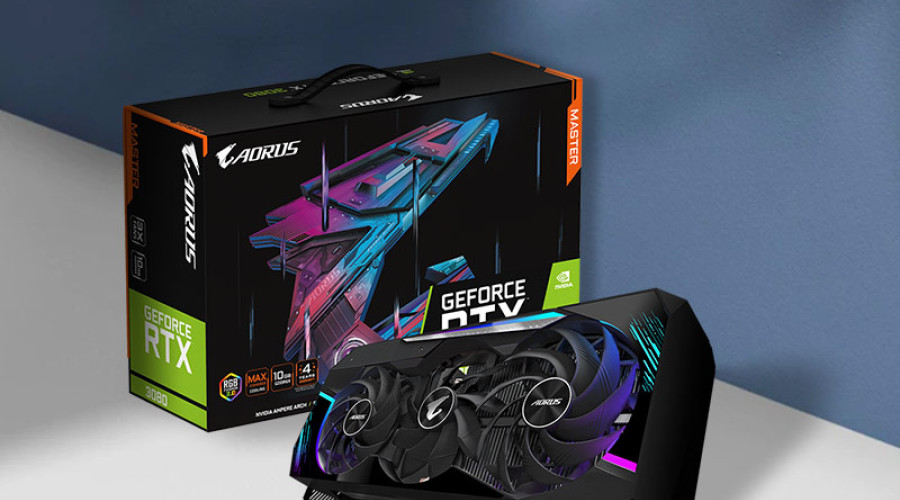 گیمینگ بی نهایت با کارت گرافیک AORUS RTX 3080 MASTER 10G گیگابایت!