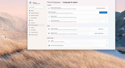 آموزش تغییر زبان سیستم در ویندوز 11