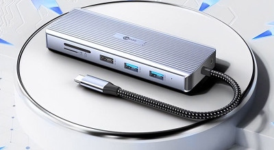 رونمایی لنوو از یک داک USB-C با 12 پورت در چین با قابلیت پشتیبانی از فست شارژ 100 وات