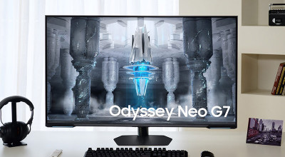 مانیتور سامسونگ Odyssey Neo G7 43” اولین مانیتور گیمینگ Mini LED تخت دنیا است!