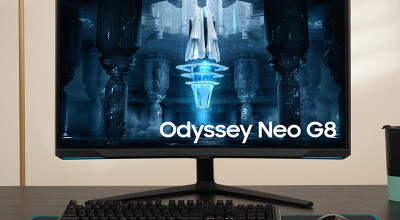 مانیتور گیمینگ سامسونگ Odyssey Neo G8 با رزولوشن 4K و رفرش ریت 240 هرتز به بازار می آید