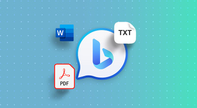 قابلیت جدید Bing Chat: اکنون می توانید چت های خود را در قالب PDF، فایل تکست یا ورد ذخیره کنید