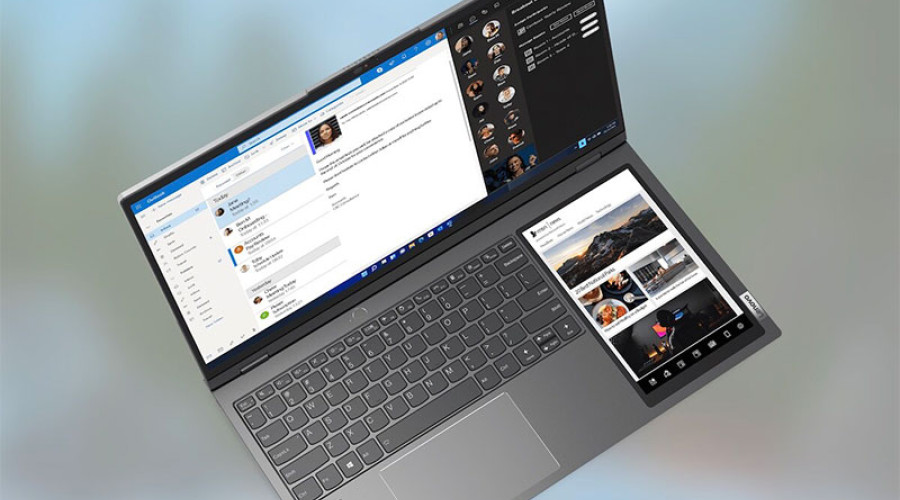 لنوو از لپ تاپ جذاب ThinkBook Plus (Gen 3) با صفحه نمایش فوق عریض 3K و نمایشگر داخلی لمسی 8 اینچی رونمایی کرد!