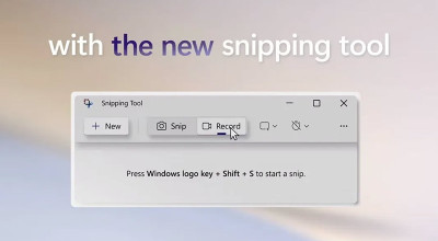 در آپدیت جدید 2023 ویندوز 11 چه چیزهایی به Snipping Tool اضافه شده است؟