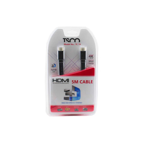 کابل HDMI تسکو TSCO TC 74 طول 5 متر