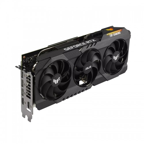 کارت گرافیک مخصوص بازی ایسوس TUF GAMING GEFORCE RTX3080 O10G تصاویری با کیفیت برابر با 4K نمایش می دهد.