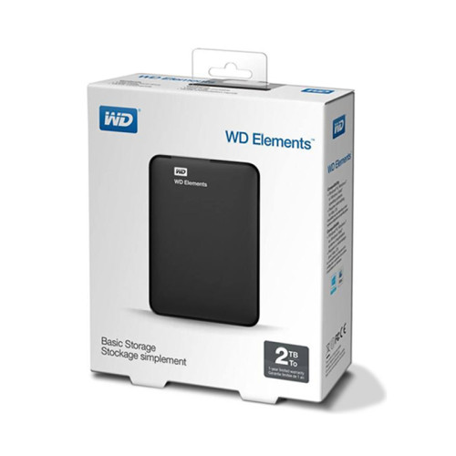 هارد دیسک اکسترنال وسترن دیجیتال Western Digital Elements با ظرفیت 2 ترابایت