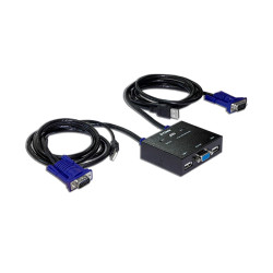 سوئیچ 2 پورت USB KVM دی لینک مدل KVM-222