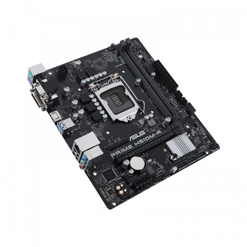 مادربرد ایسوس Asus PRIME H510M-R-SI به چهار اسلات SATA III مجهز است و قابلیت ارائه صدای 7.1 کاناله با کیفیت HD را دارد.