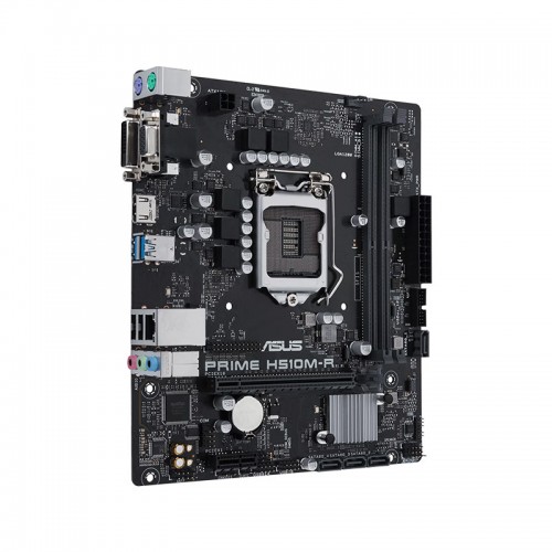 مادربرد ایسوس Asus PRIME H510M-R-SI به چهار اسلات SATA III مجهز است و قابلیت ارائه صدای 7.1 کاناله با کیفیت HD را دارد.