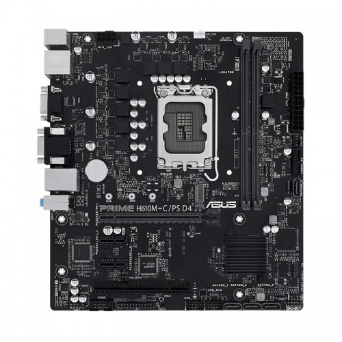 مادربرد ایسوس Asus Prime H610M-C/PS D4 با رنگ مشکی و ابعاد 22.4x22 سانتی متر عرضه شده است