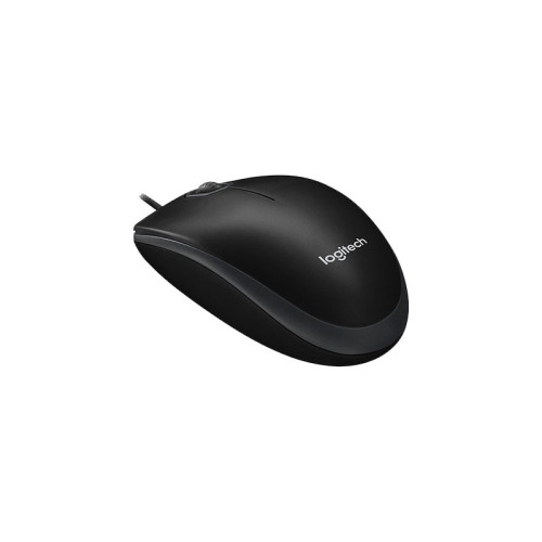 ماوس لاجیتک Logitech B100 به سه دکمه کلیک چپ، کلیک راست و اسکرول مجهز است برای تمام افراد راست دست و چپ دست قابل استفاده است.