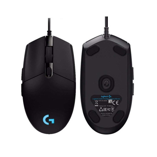 ماوس مخصوص بازی لاجیتک Logitech G102 حسگر اپتیکال دارد و از نورپردازی RGB برخوردار است.