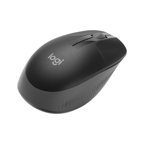 ماوس بی سیم لاجیتک Logitech M190 به سه دکمه کلیک چپ، کلیک راست و اسکرول مجهز است و از طریق دانگل USB به کامپیوتر متصل می شود.