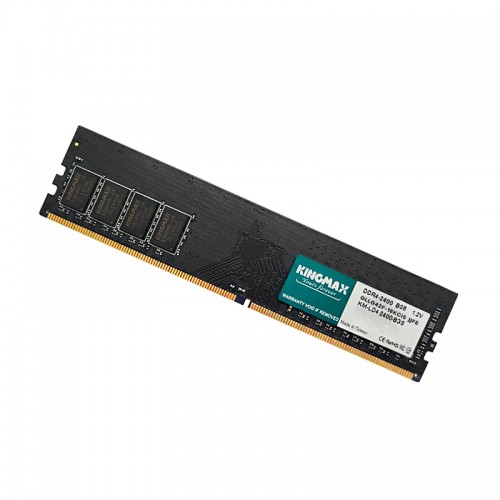 مموری کامپیوتر کینگ مکس DDR4 8GB 2400MHz از یک ماژول UDIMM با 288 پین تشکیل شده و به صورت تک کاناله عمل می کند.