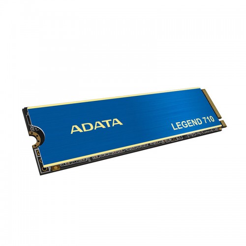 حافظه اس اس دی ای دیتا Adata Legend 710 M.2 2280 با ظرفیت 256 گیگابایت و هیت سینک آبی رنگ