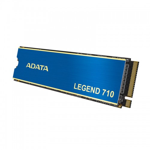 حافظه اس اس دی ای دیتا Adata Legend 710 M.2 2280 با ظرفیت 256 گیگابایت و هیت سینک آبی رنگ