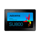 حافظه SSD اینترنال ADATA SU800 با ظرفیت 512 گیگابایت دارای فرم فاکتور 2.5 اینچ است و مقاومت بالایی در برابر شوک دارد.