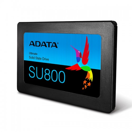 حافظه SSD اینترنال ADATA SU800 با ظرفیت 512 گیگابایت دارای فرم فاکتور 2.5 اینچ است و مقاومت بالایی در برابر شوک دارد.