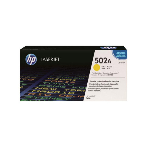 کارتریج لیزری زرد HP (Q6472A) 502A