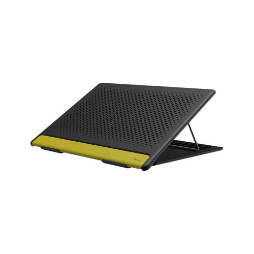 استند لپ تاپ باسئوس مدل mesh portable laptop stand برای لپ تاپ های حداکثر 15.6 اینچی کاربرد دارد.