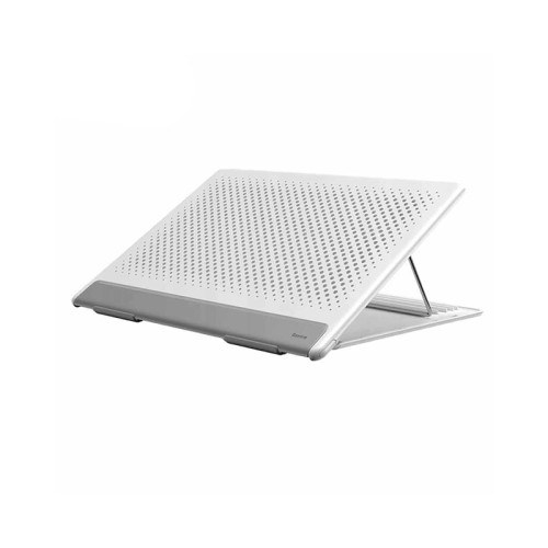 استند لپ تاپ باسئوس مدل mesh portable laptop stand برای لپ تاپ های حداکثر 15.6 اینچی کاربرد دارد.