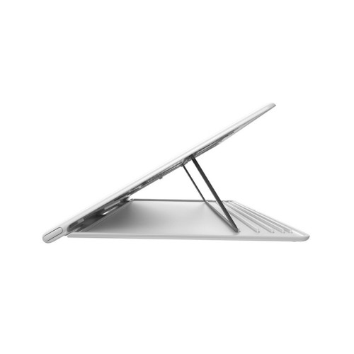 استند لپ تاپ باسئوس مدل mesh portable laptop stand برای لپ تاپ های حداکثر 15.6 اینچی کاربرد دارد.