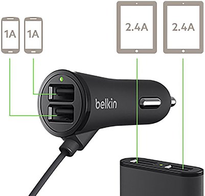 شارژر فندکی بلکین Belkin F8M935bt06 Road Rockstar