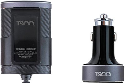 مشخصات و کارایی شارژر فندکی ماشین تسکو TCG 7 DUAL
