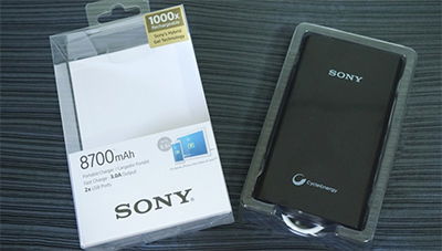 مشخصات و امکانات شارژر همراه سونی Sony CP-V9