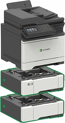 پرینتر لیزری چهار کاره لکسمارک Lexmark MC2535adwe