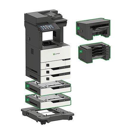 کارتریج و مواد مصرفی پرینتر لیزری Lexmark MX822ade