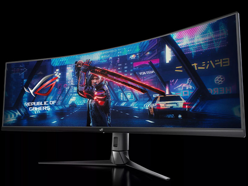 مانیتور خمیده 49 اینچ جدید ایسوس از سری ROG Strix با رفرش ریت 195 هرتز معرفی شد