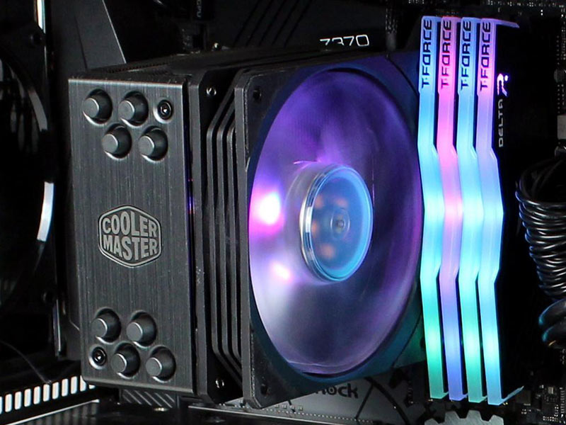 خنک کننده پردازنده کولر مستر Cooler Master Hyper 212 Black Edition RGB – گزینه سوم