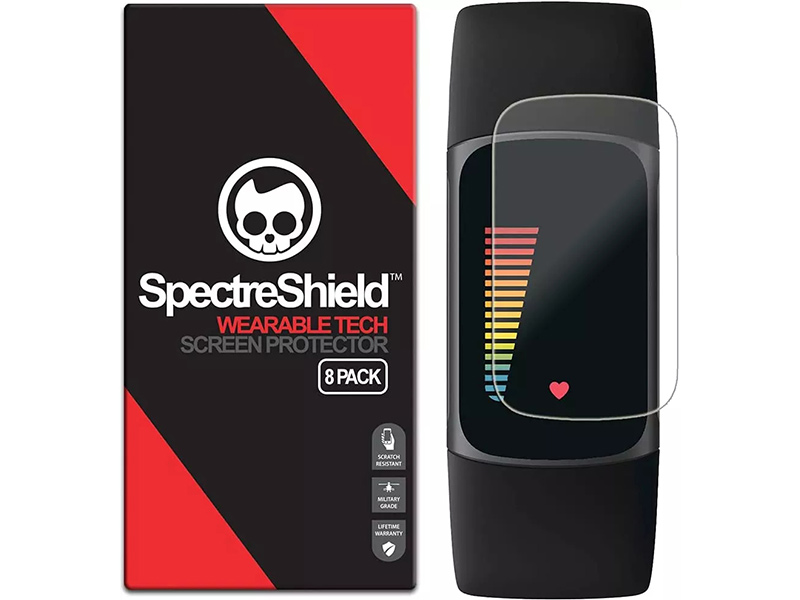 محافظ صفحه نمایش Spectre Shield Fitbit Charge 5 Screen Protector (8-Pack) – عملاً نامرئی!