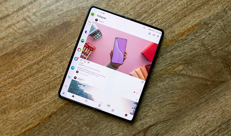 چگونه اینستاگرام و دیگر اپلیکیشن های اندرویدی را بر روی گوشی Samsung Galaxy Z Fold 3 تمام صفحه کنیم؟