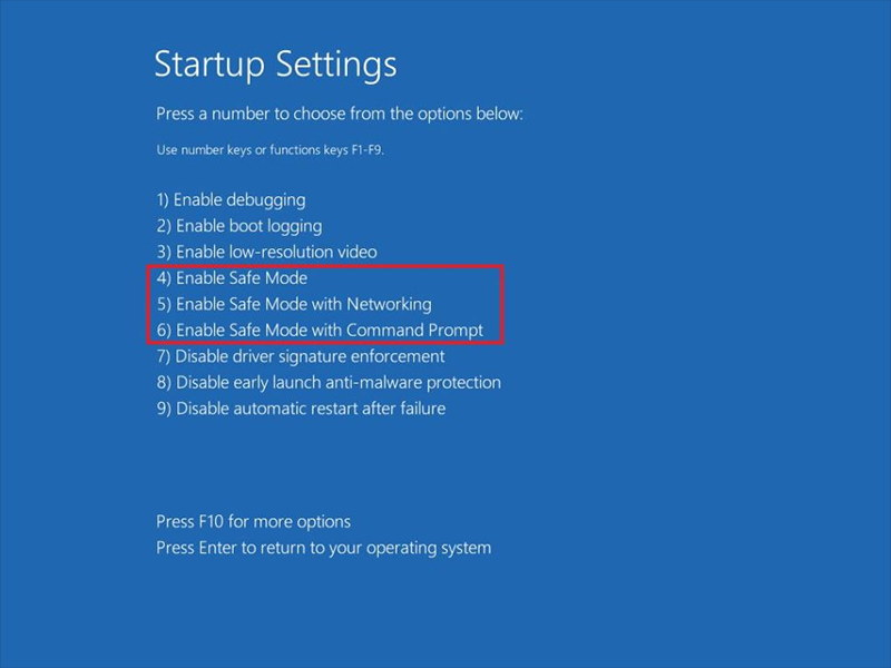 بوت ویندوز 11 در حالت Safe Mode از طریق Command Prompt