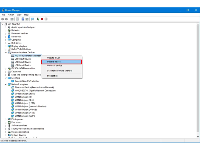 چگونه ویژگی لمسی بودن صفحه نمایش را در ویندوز 10 غیر فعال کنیم؟