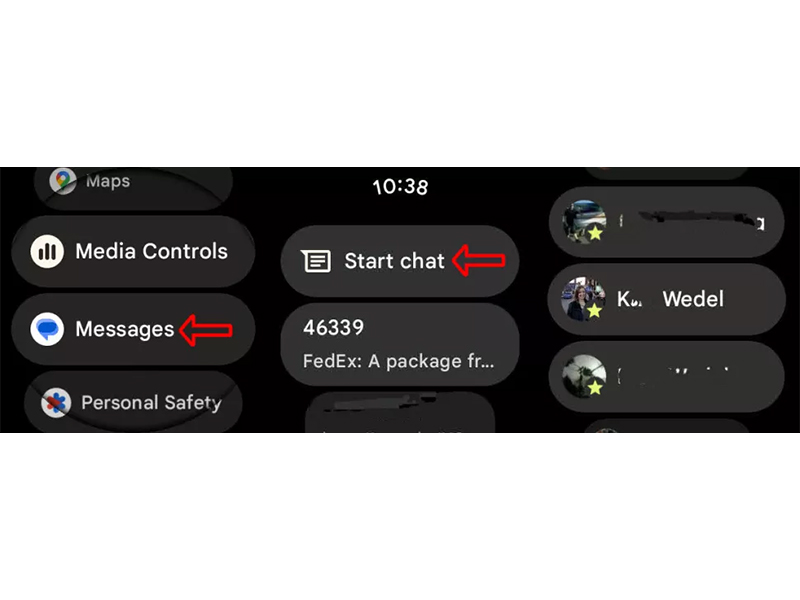 چگونه از ساعت هوشمند گوگل پیکسل واچ پیام ارسال کنیم؟