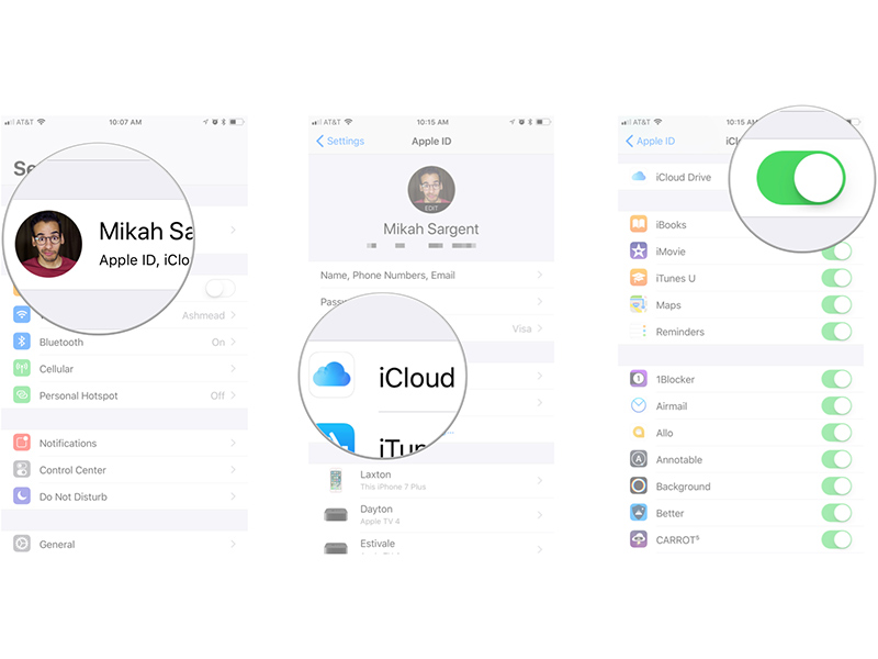 آموزش فعال سازی iCloud Drive بر روی آیفون و آیپد