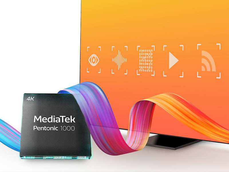 مدیاتک تراشه Pentonic 1000 را با قابلیت پشتیبانی از رزولوشن 4K 120Hz برای استفاده در تلویزیون های هوشمند معرفی کرد